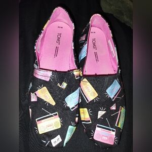 Toms Alpargata Womens Radios Slip on Shoes in size 6.5 Colorful Lightweight